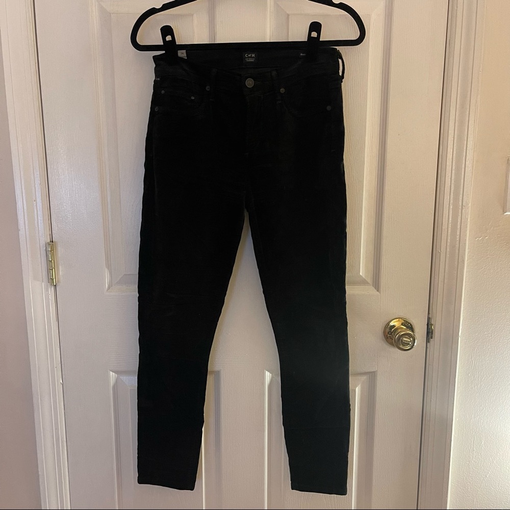SIZE 26 | Citizens of Humanity - Dark Green velvet jeans